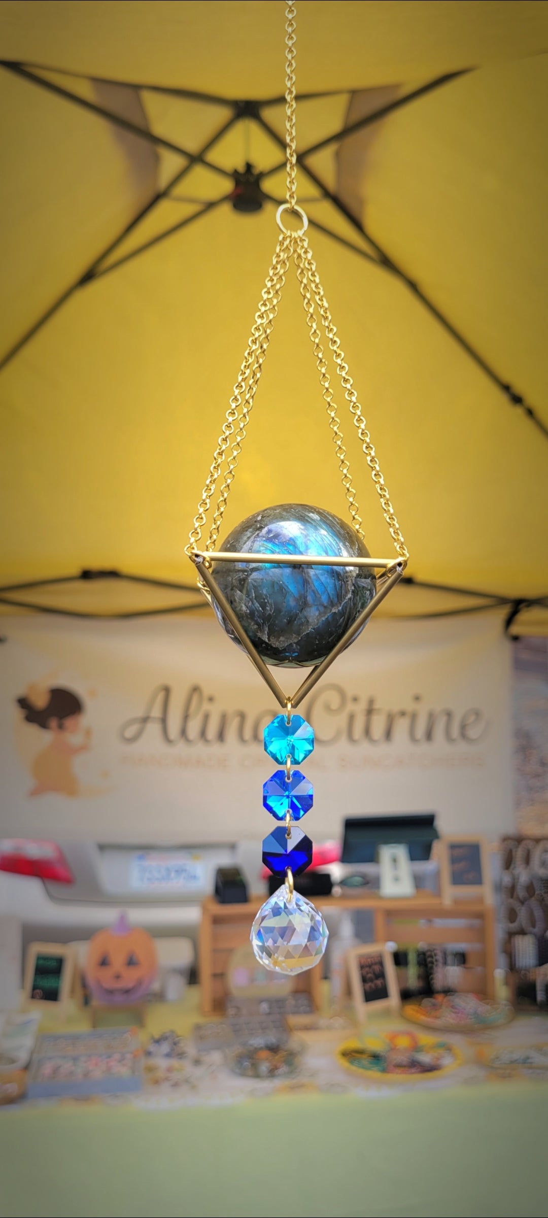 Labradorite Sphere Suncatcher